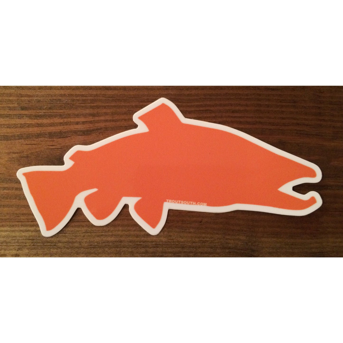 Trout South™ Orange/White Decal