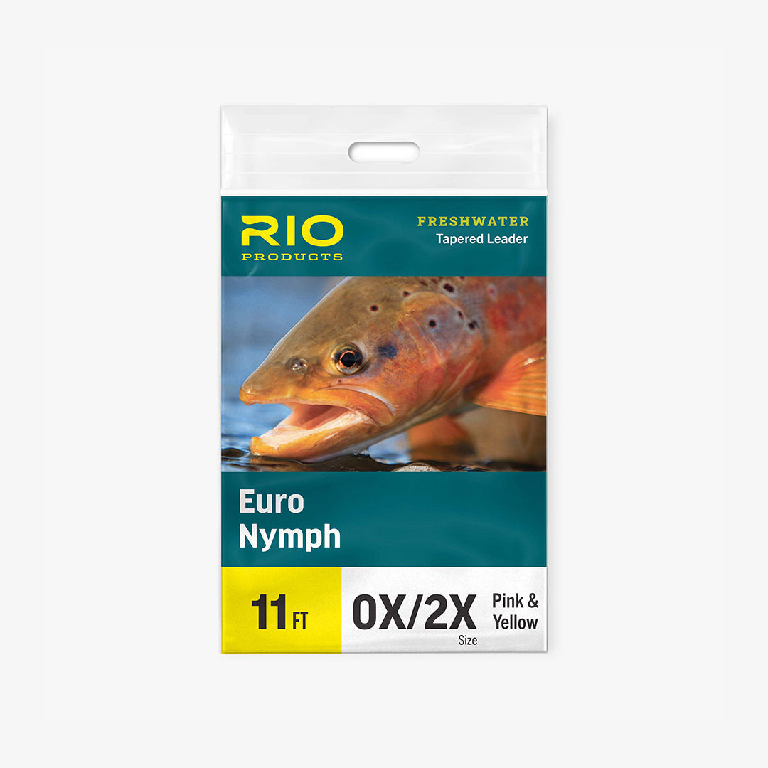 Rio Euro Nymph Tapered Leader 0x/2x – TN FLY CO