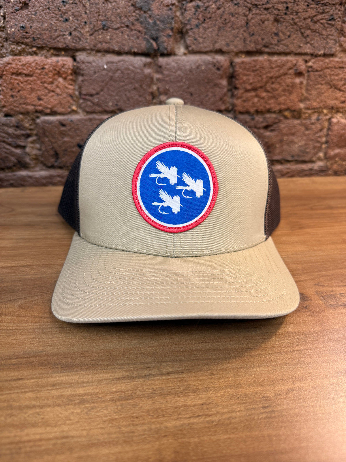 Tri Fly Trucker Hat - Tan
