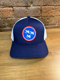 Tri Fly Trucker Hat - Navy