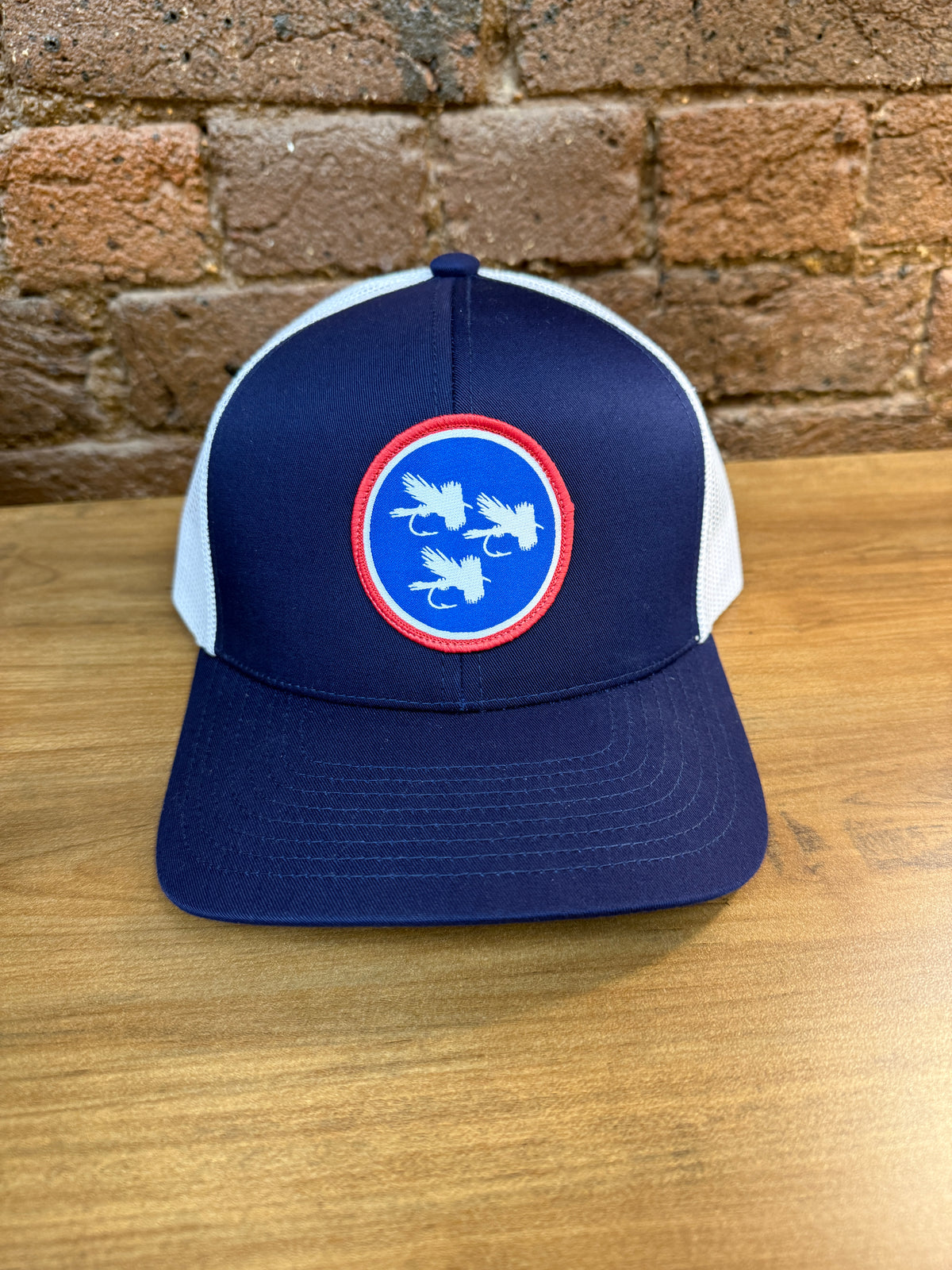 Tri Fly Trucker Hat - Navy