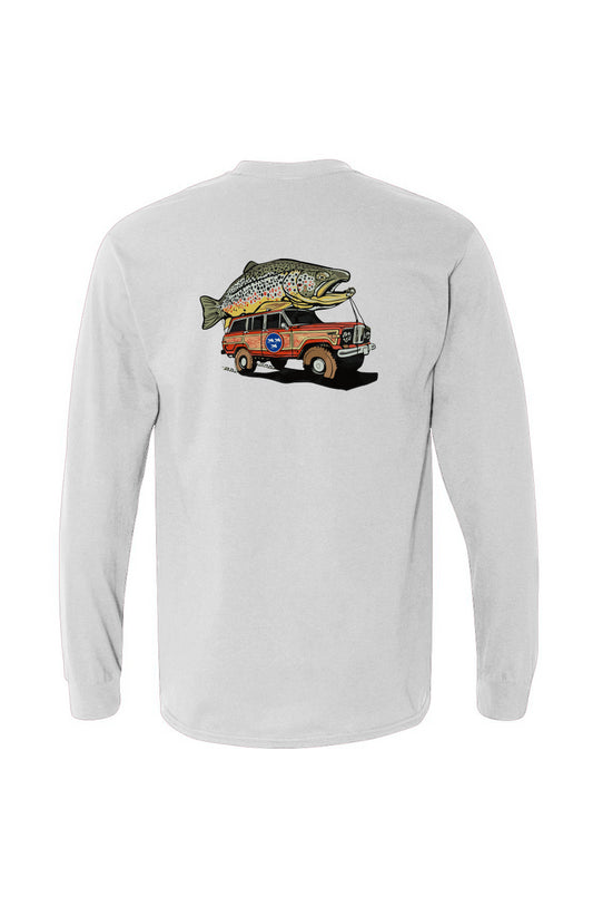 Trout Truck Heavy Cotton Long Sleeve Tee