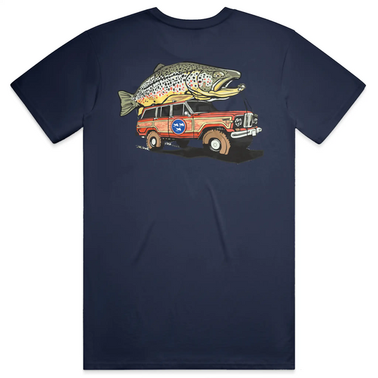 Trout Truck Gildan Cotton T Shirt