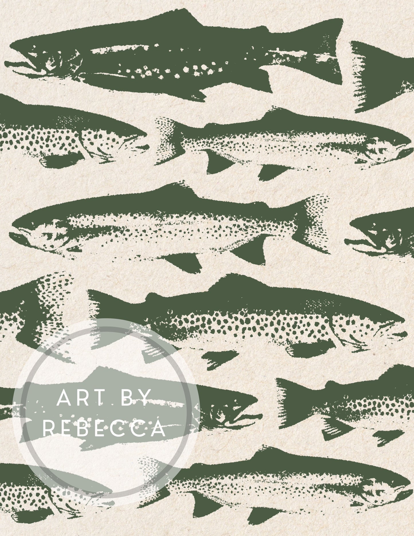 Art by Rebecca fly fishing prints