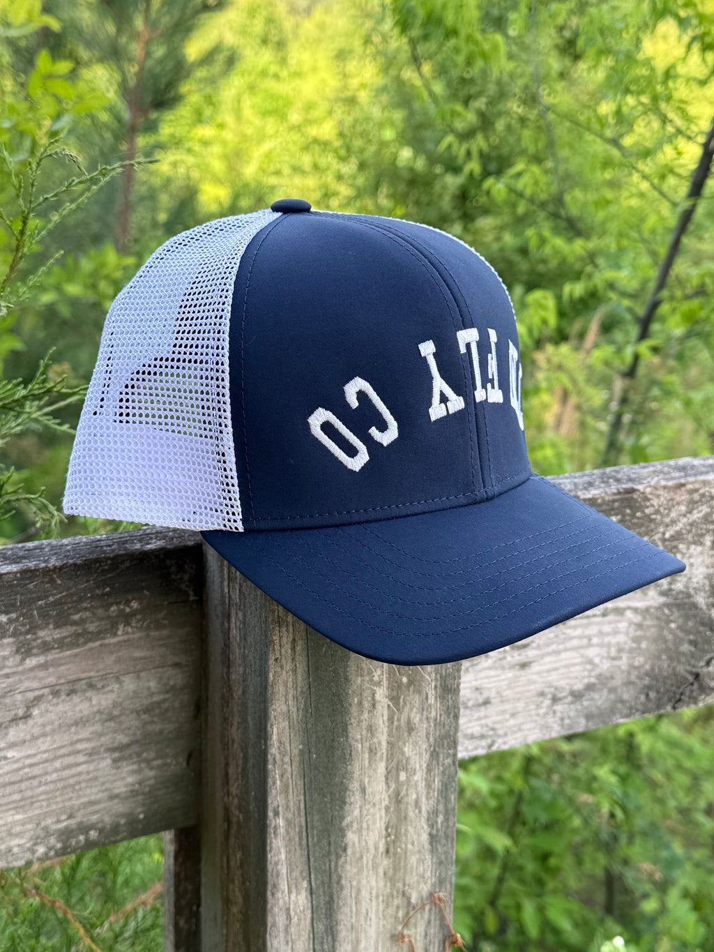 TN FLY CO Inverted Hat Navy/White