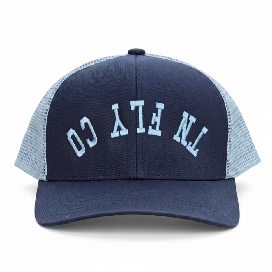 TN FLY CO Inverted Hat Navy/Gray/Light Blue