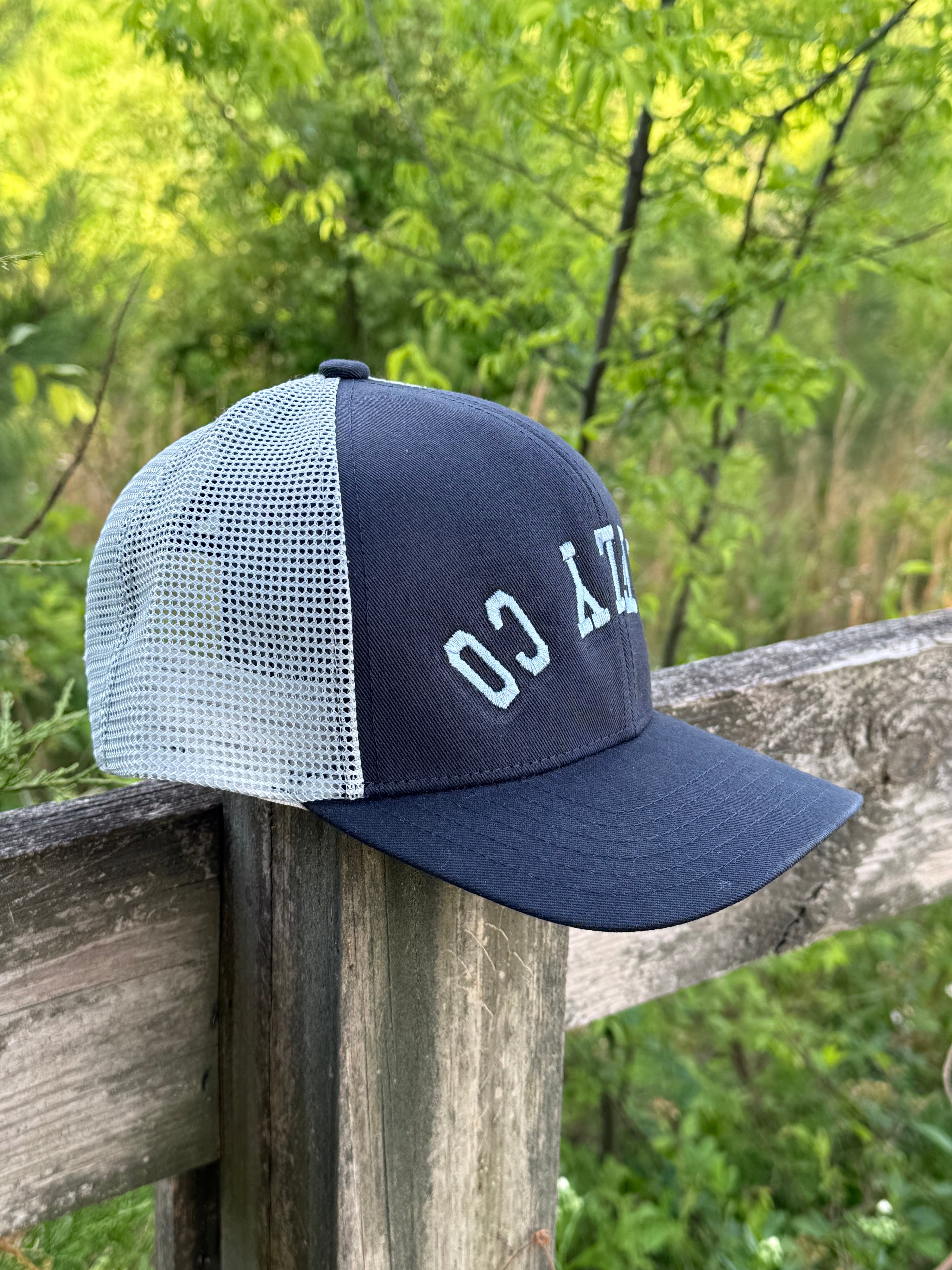 TN FLY CO Inverted Hat Navy/Gray/Light Blue