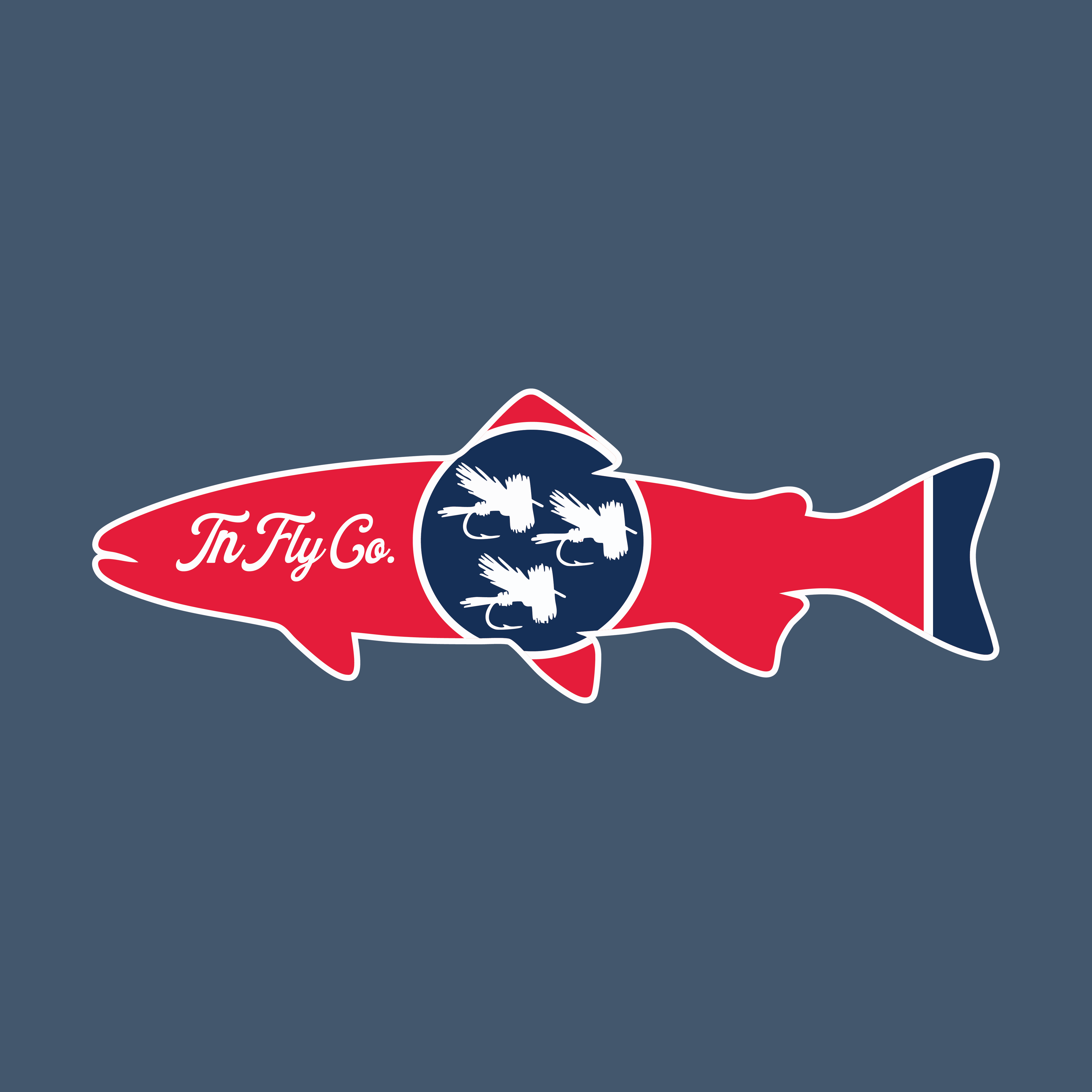 Tn Fly Co State Trout Sticker