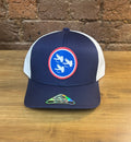 Tri Fly Trucker Hat - Navy