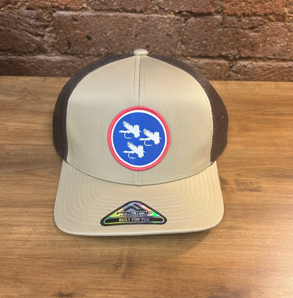 Tri Fly Trucker Hat - Tan