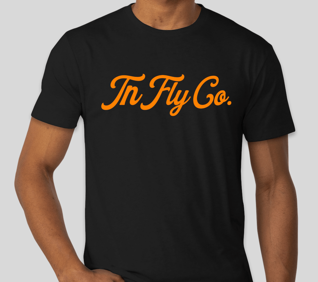 Script Tee Shirt Black