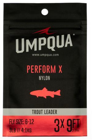 Umpqua Perform X Nylon Trout Leader (3 pk)