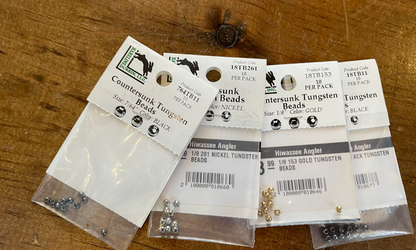Countersunk Tungsten Beads
