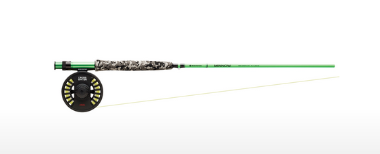 Youth Minnow Fly Fishing Outfit: Rod & Preloaded Reel