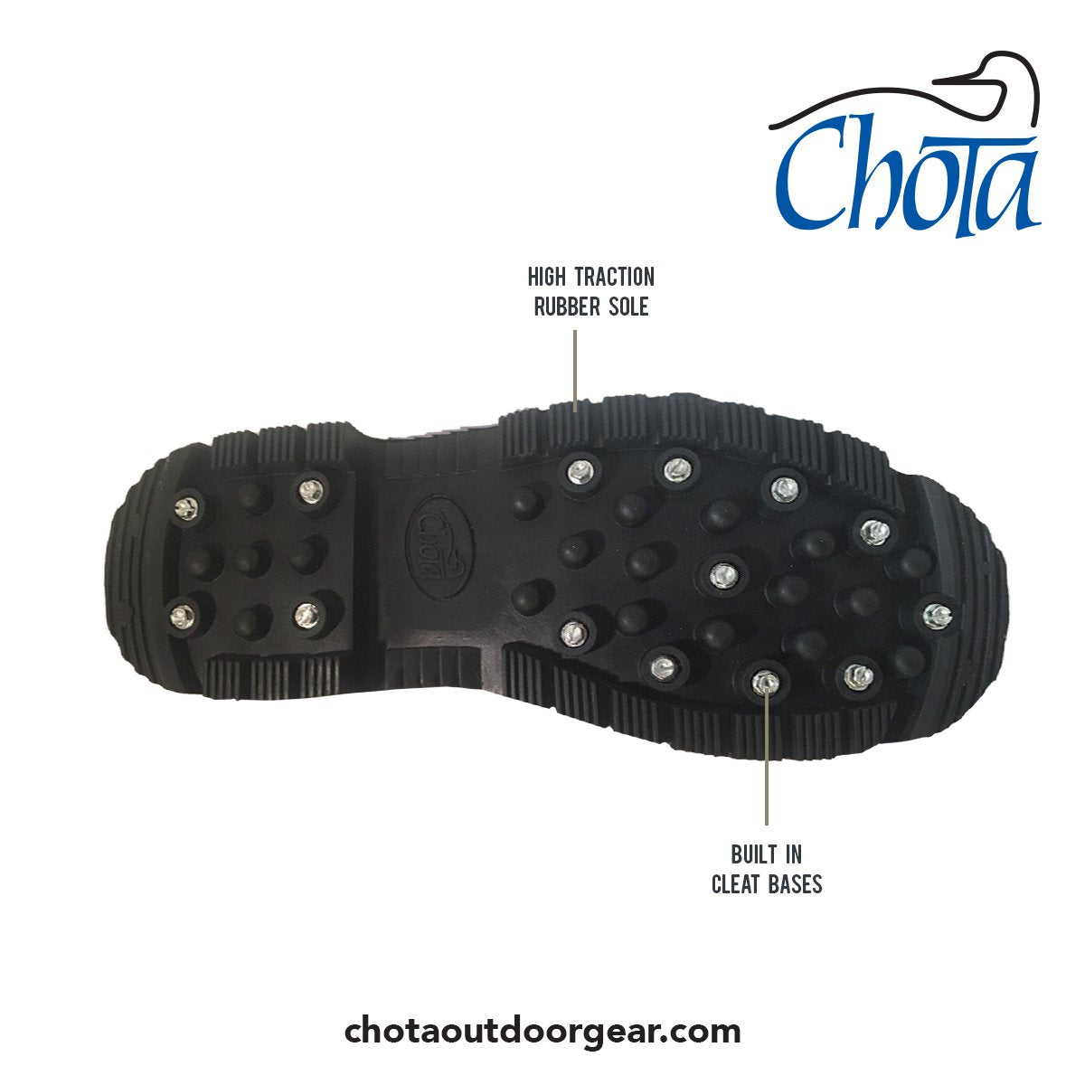 West Prong Boots with Cleatable Rubber Soles